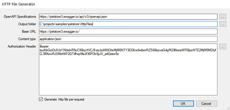 Main dialog
