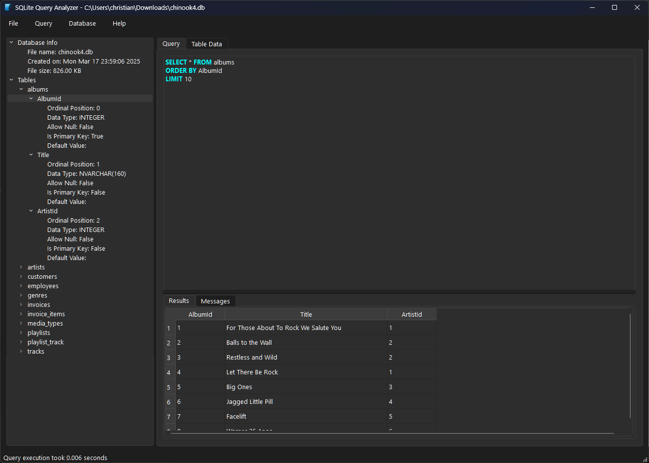 Windows Dark Mode - SQL Query