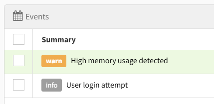 Log Messages