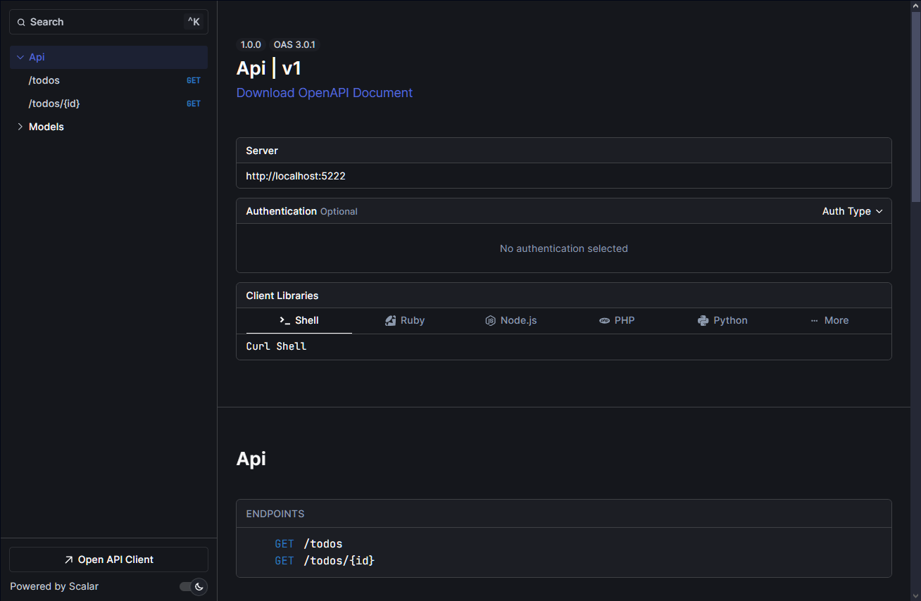 scalar default